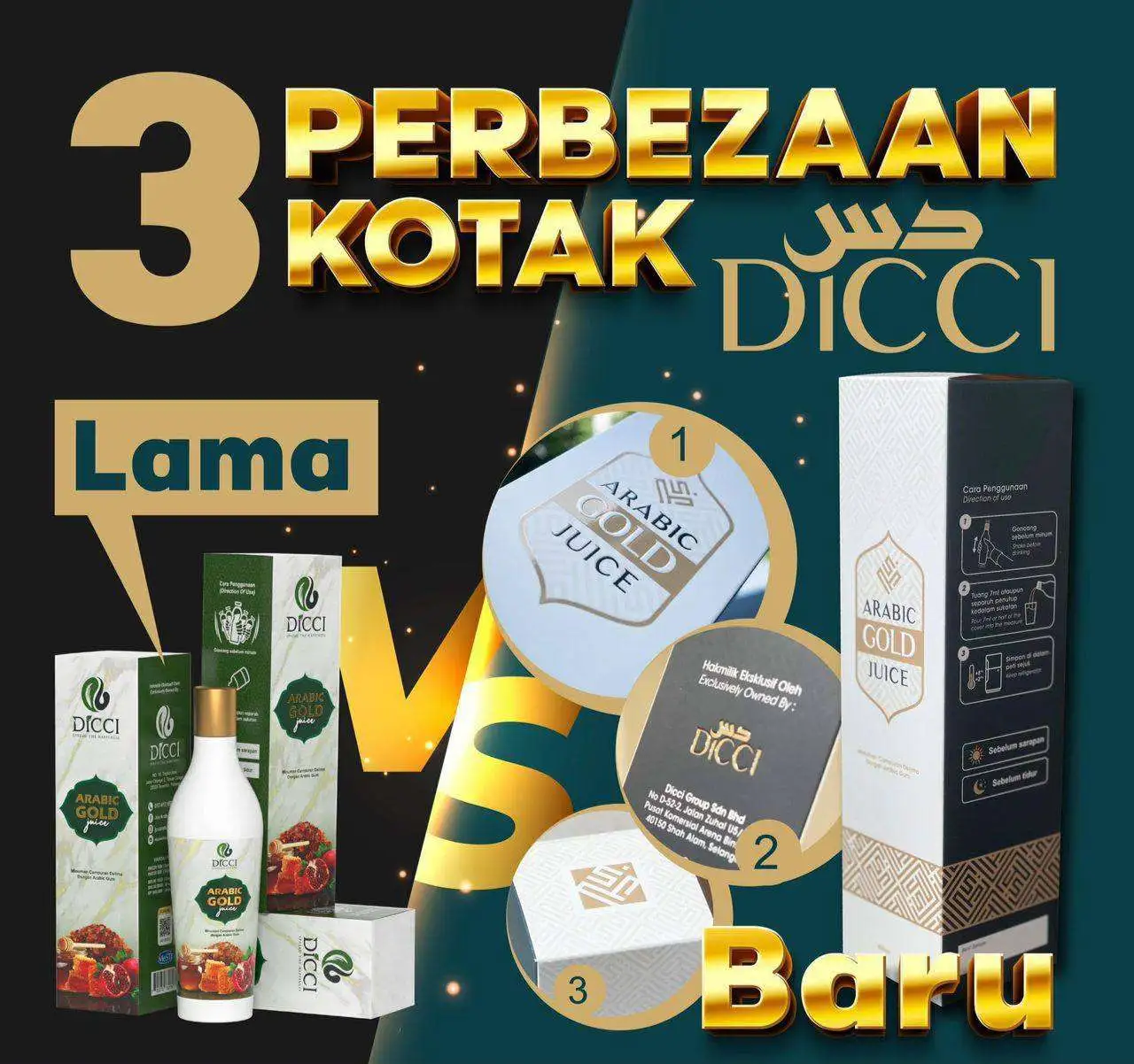 jus arabic gold baharu